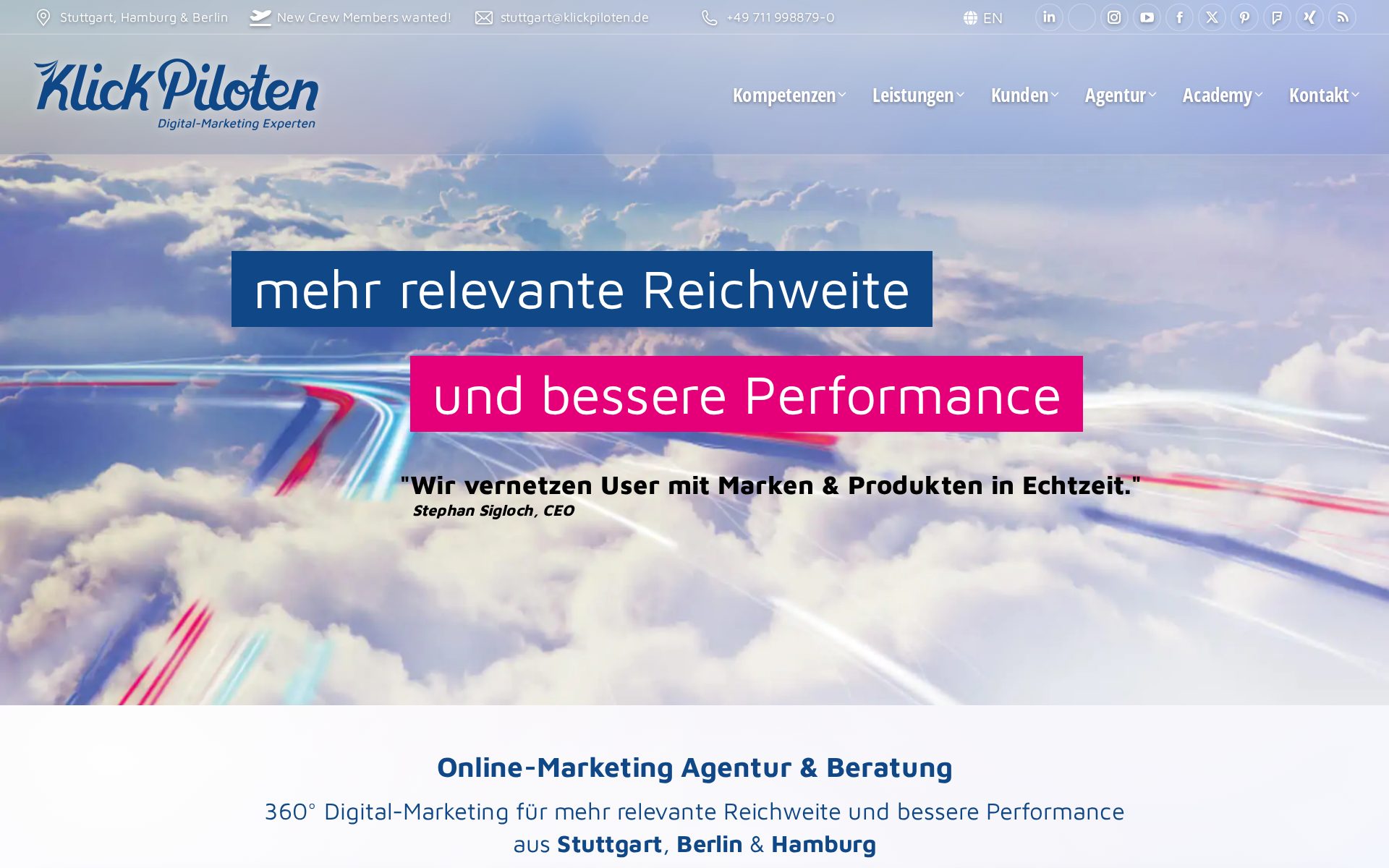 KlickPiloten — Performance-Marketing-Agentur