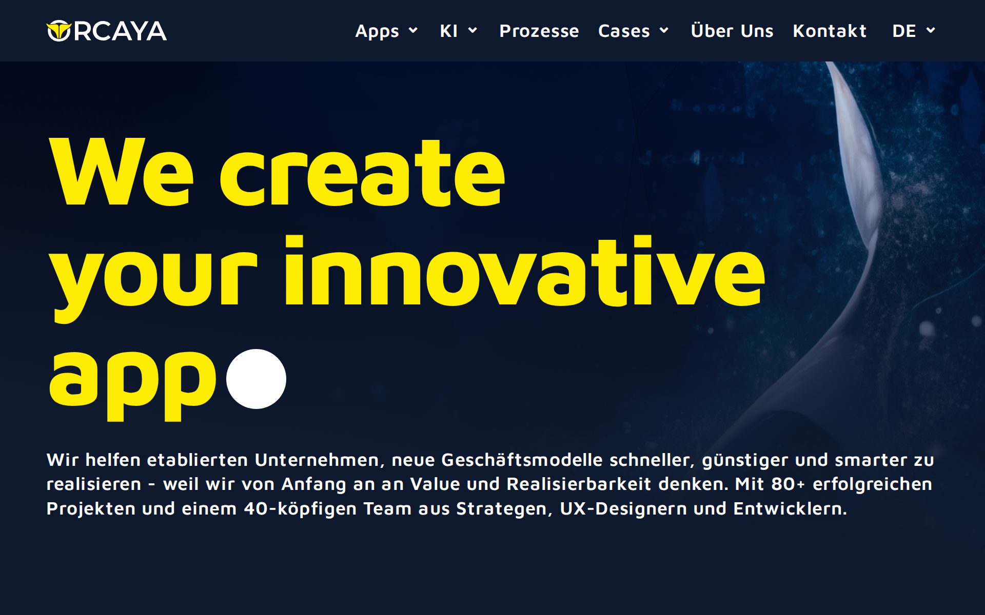 ORCAYA — KI-basierte digitale Produkte
